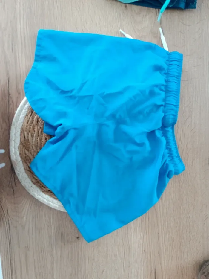 Short de bain garçon bleu 10 ans - photo numéro 2