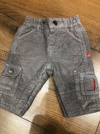 Pantalon sergent major velour 🌺 très bon état taille 1 mois