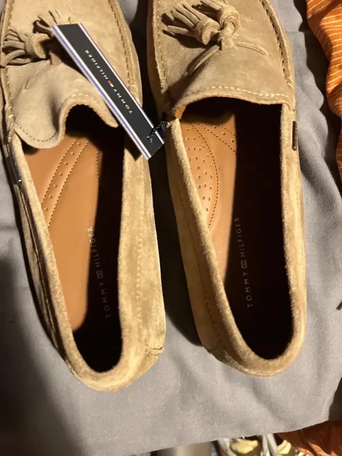 Mocassins Tommy Hiligher 2025 beige édition limitée rare - photo numéro 8