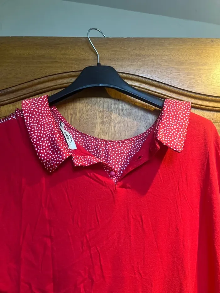 T-shirt Cortefiel rouge taille M - photo numéro 6