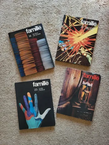 Lot de 4 encyclopédies vintage Famille 2000