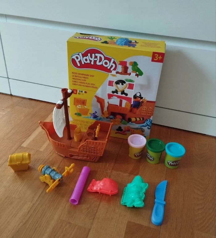 Pâte à modeler bateau pirate