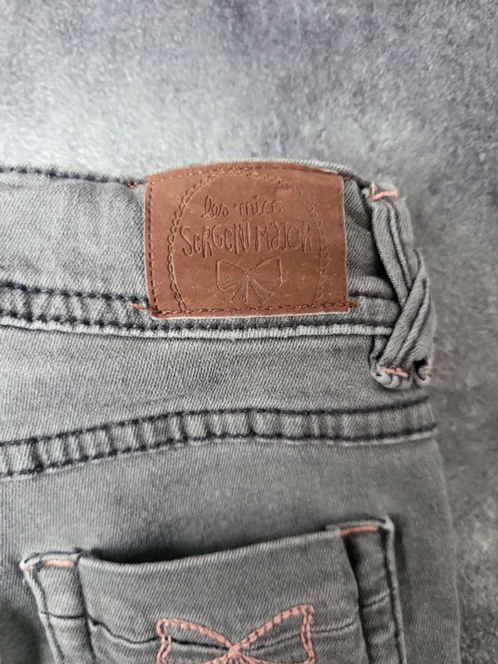 Jean fille regular 4 ans sergent major très bon état - photo numéro 7