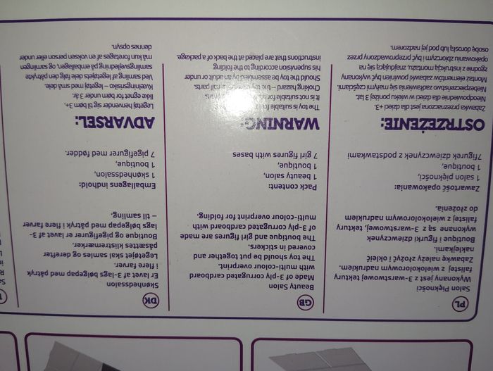 Salon de beauté à construire en carton rigide - photo numéro 4