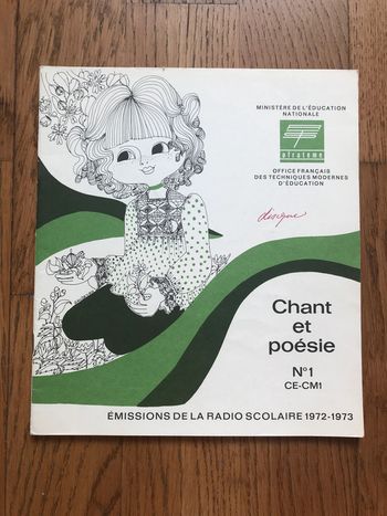 Chant et poésie - 1972 - 1973