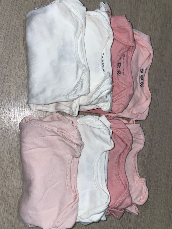 8 bodies manche courte bébé fille 0-3mois - photo numéro 3