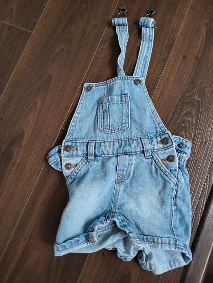 Salopette jeans courte