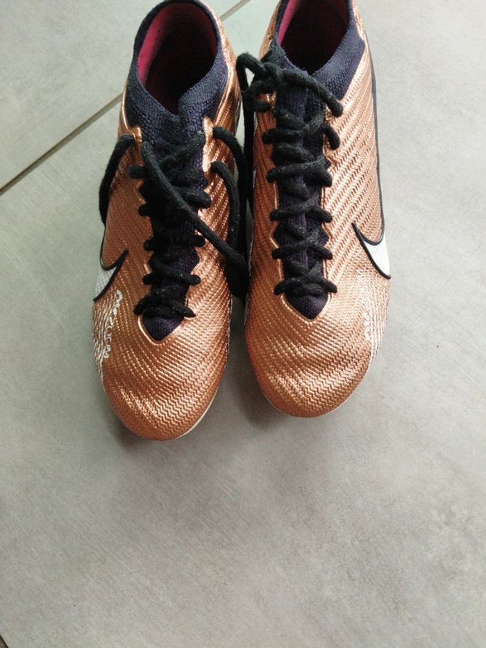 Chaussures foot Nike zoom Mercurial vapor 15 elite Qatar 38 - photo numéro 6