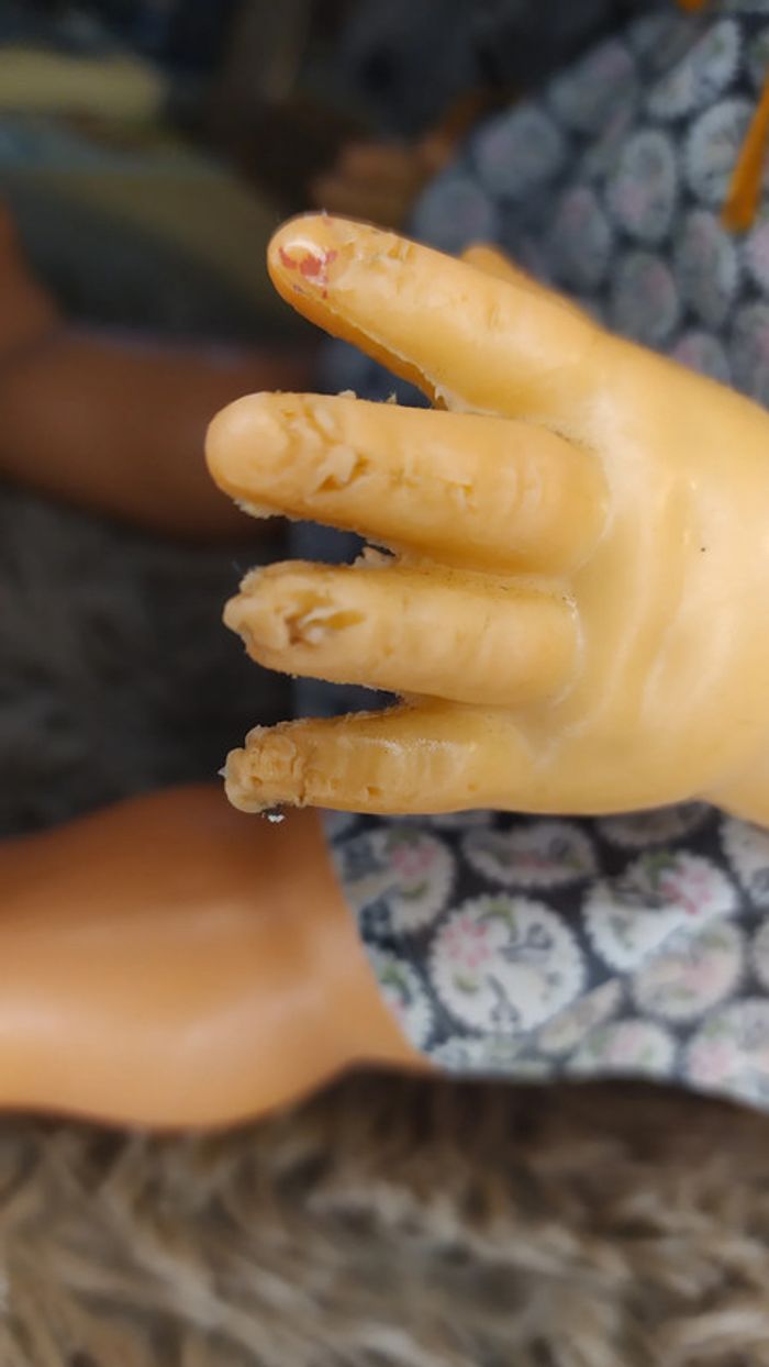 ancienne poupée a restaurer - photo numéro 3