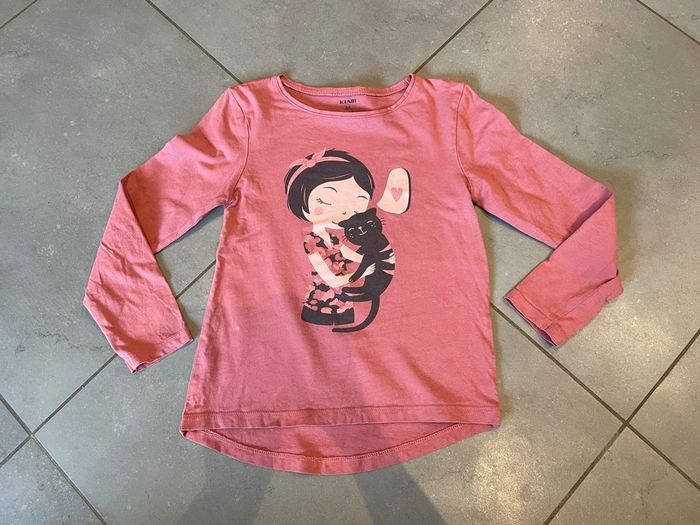 Lot pull t-shirt fille hiver - photo numéro 7