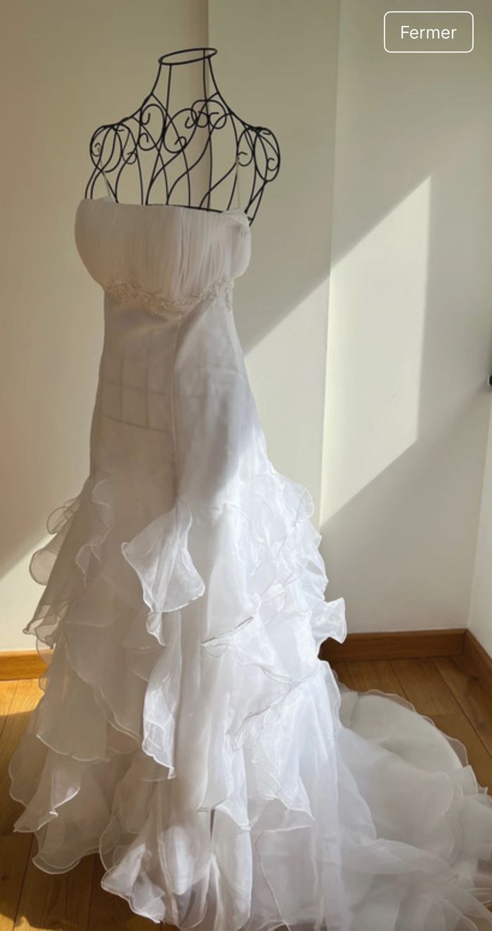 robe mariée  avec boléro 36 - photo numéro 3