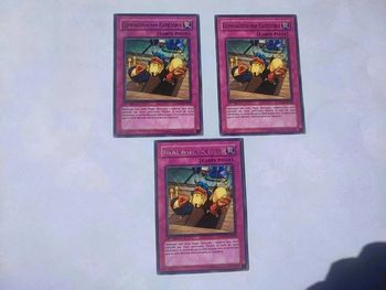 3 cartes Yu-Gi-Oh! Élimination par catégorie 1 ère édition ston-fr52