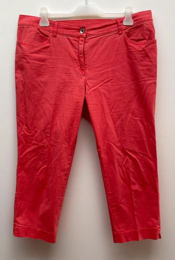 Pantalon / jeans 7/8 corail taille 48/50