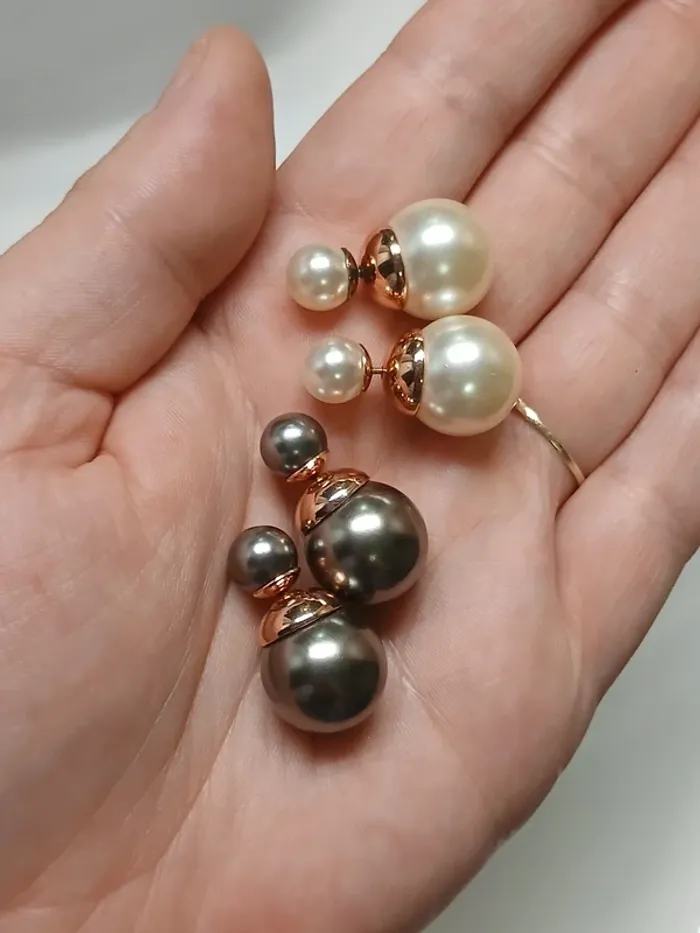 Boucle d oreille ( Lot 2 perles )