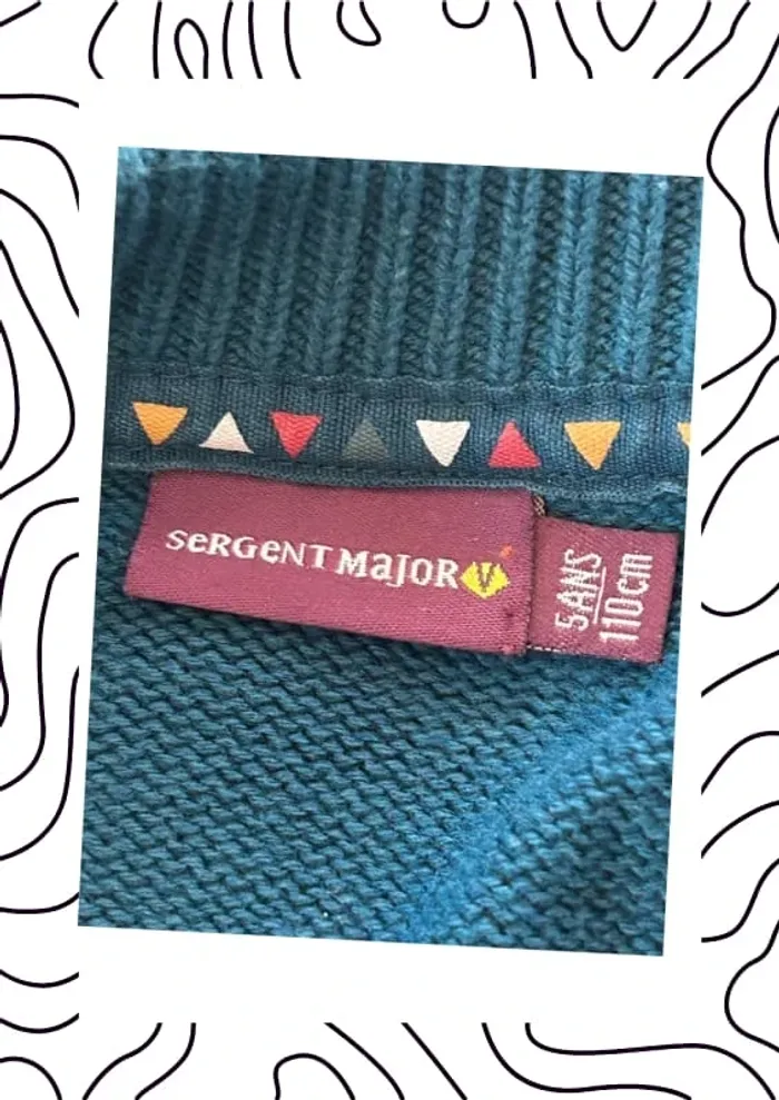 Blouson Sergent Major taille 5 ans - photo numéro 4