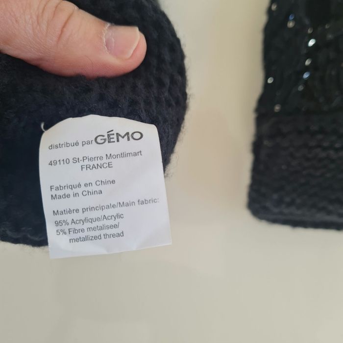 Gants mitaines noirs gemo - photo numéro 6