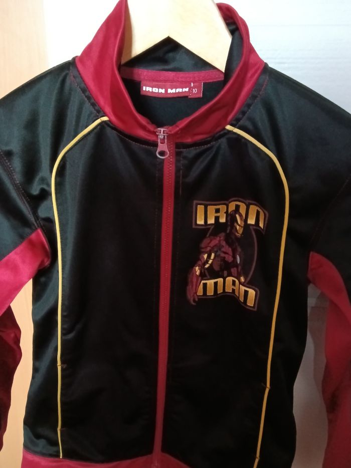 Veste iron man noir et multicolore - photo numéro 2
