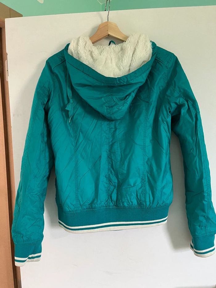 Veste Fluffy Turquoise - photo numéro 2