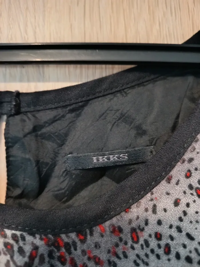 Robe noir et marron IKKS - Taille XS 34 - photo numéro 7