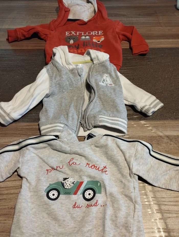 Lot de pulls 6 mois - photo numéro 2