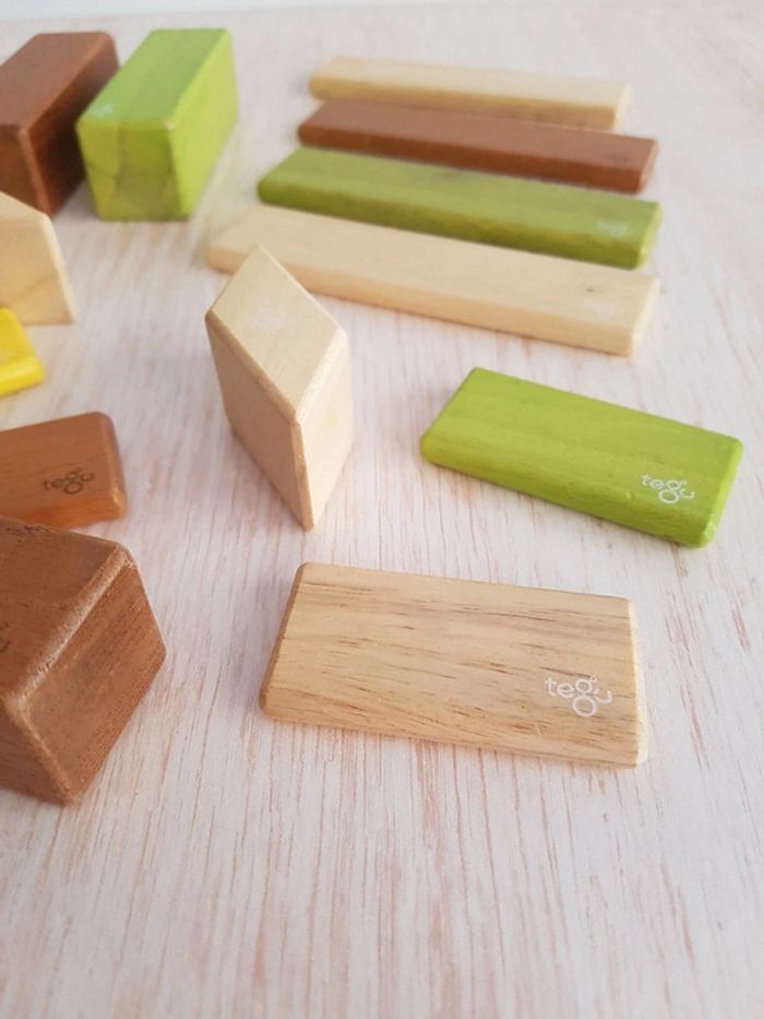 Jeu de construction magnétique en bois Tegu - photo numéro 20