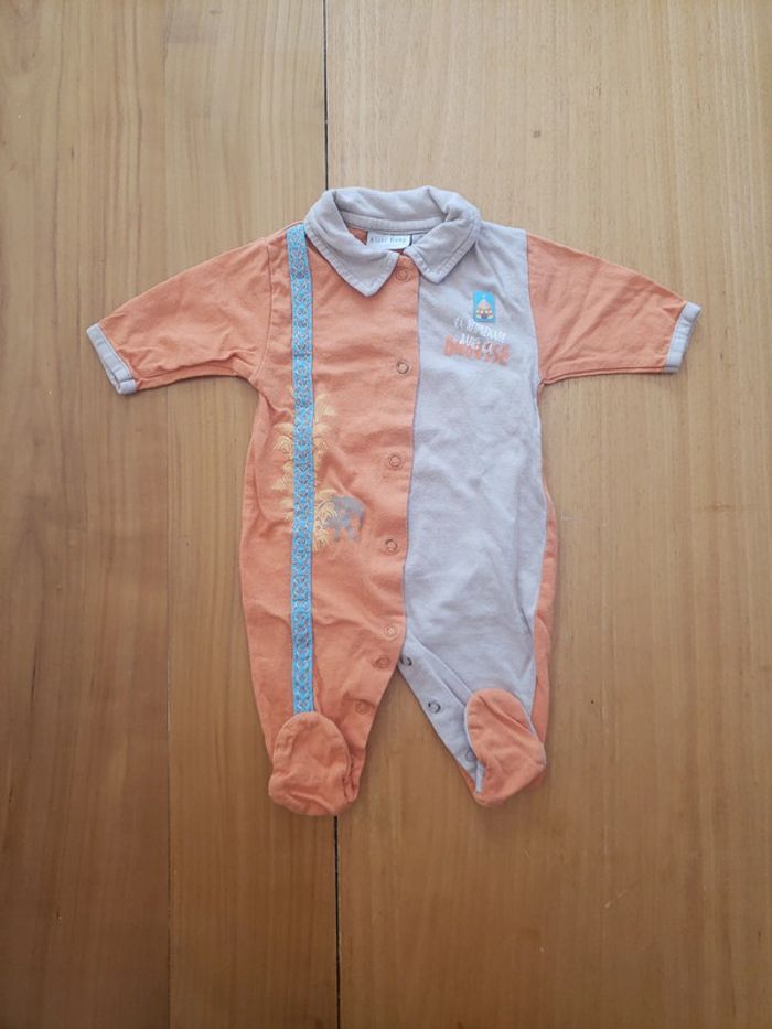 Pyjama avec col brousse 1 mois