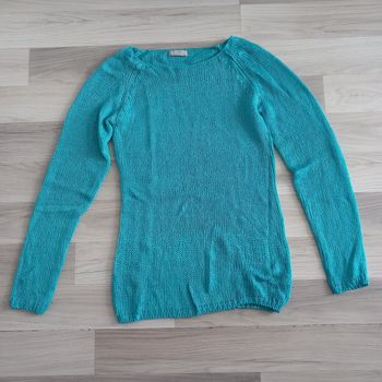 Pull femme turquoise Tex taille S
