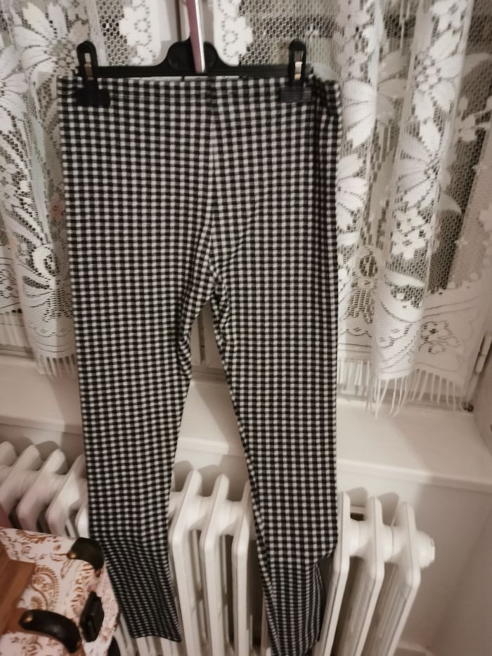 Leggins " écossais pied de poule chaud" - photo numéro 3