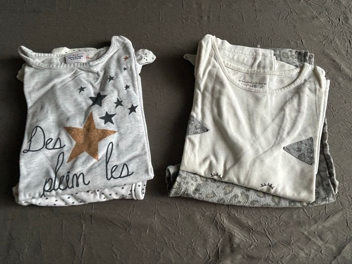 Lot de 2 pyjamas petite fille « Tape à l’œil »