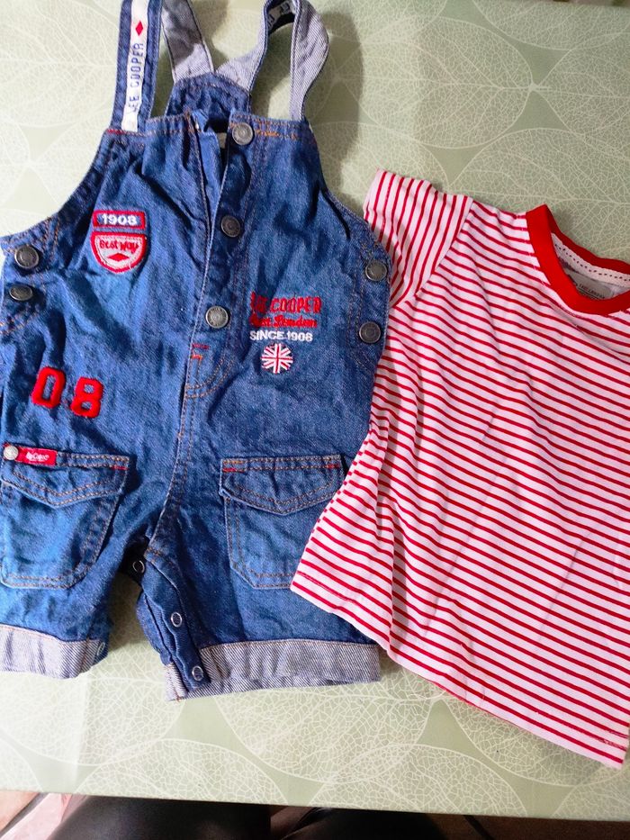 Ensemble salopette t-shirt Lee Cooper - photo numéro 2