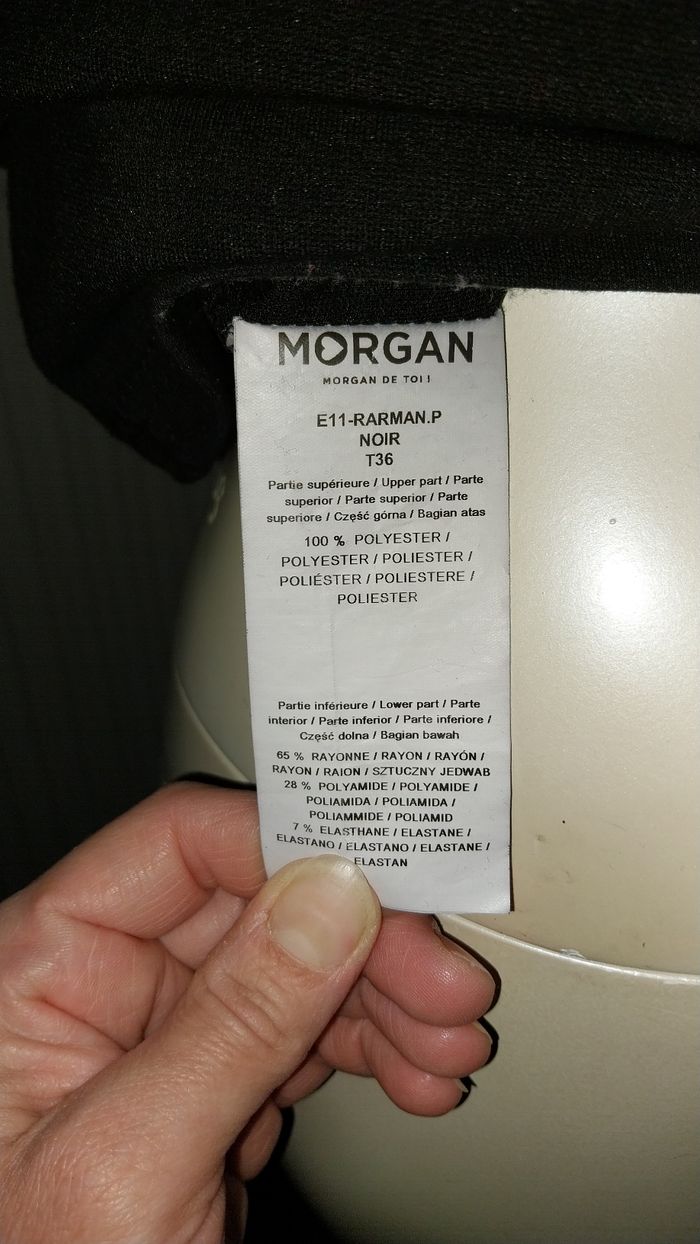 Robe rétro chic bimatiere état neuf by Morgan taille S - photo numéro 7