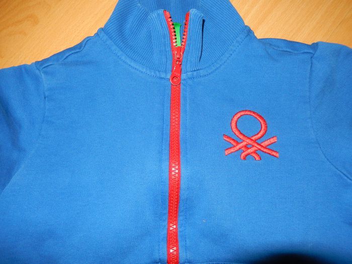 veste sweat benetton 6 7 ans - photo numéro 5