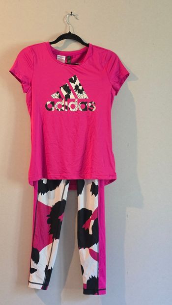 🌺 ensemble Adidas fushia taille 13/14 ans 🌺