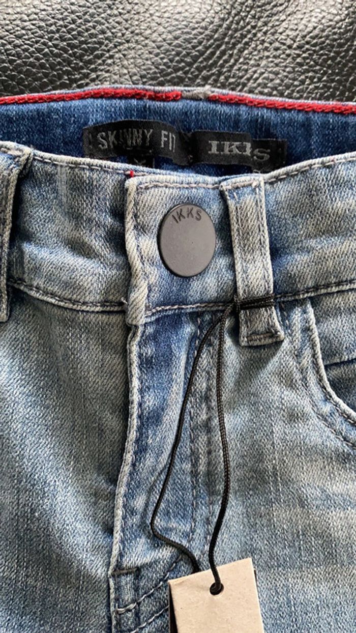 Jeans skinny fit 8 ans ikks neuf - photo numéro 7