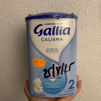Gallia lait pour bébé