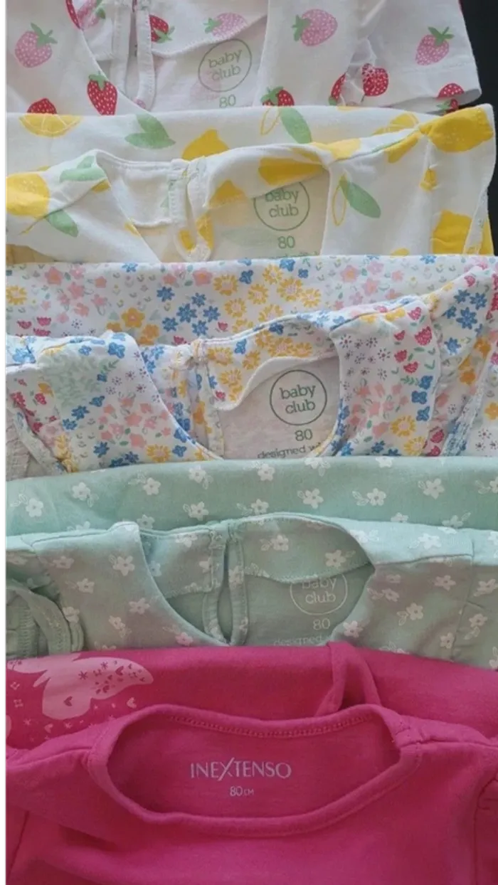 Lot de 5 robes 80 cm - photo numéro 8