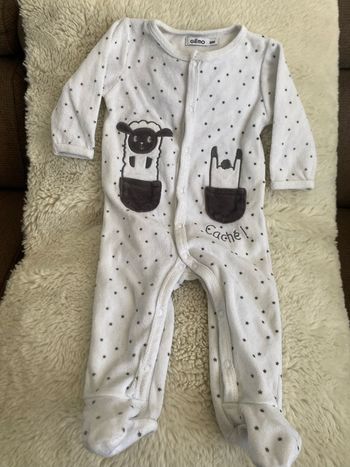 Pyjama velours mouton 