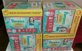 Couches pampers premium protection pants T5 