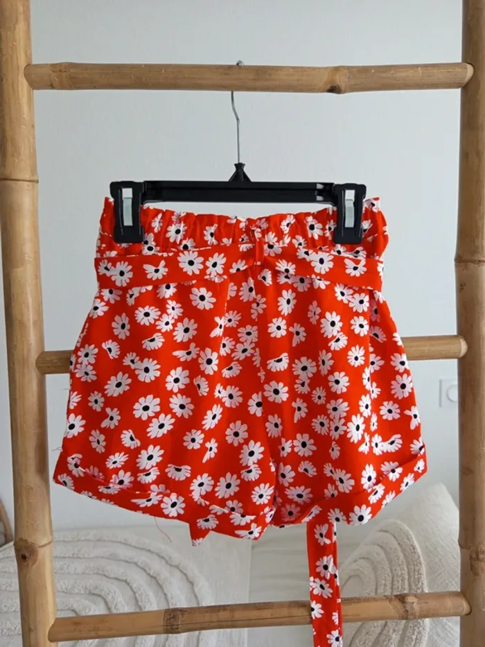 Short fluide avec ceinture amovible Loévia 8 ans - photo numéro 3