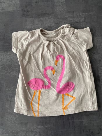 Tee shirt flamand rose