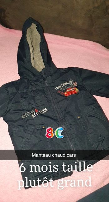 Manteau disney cars