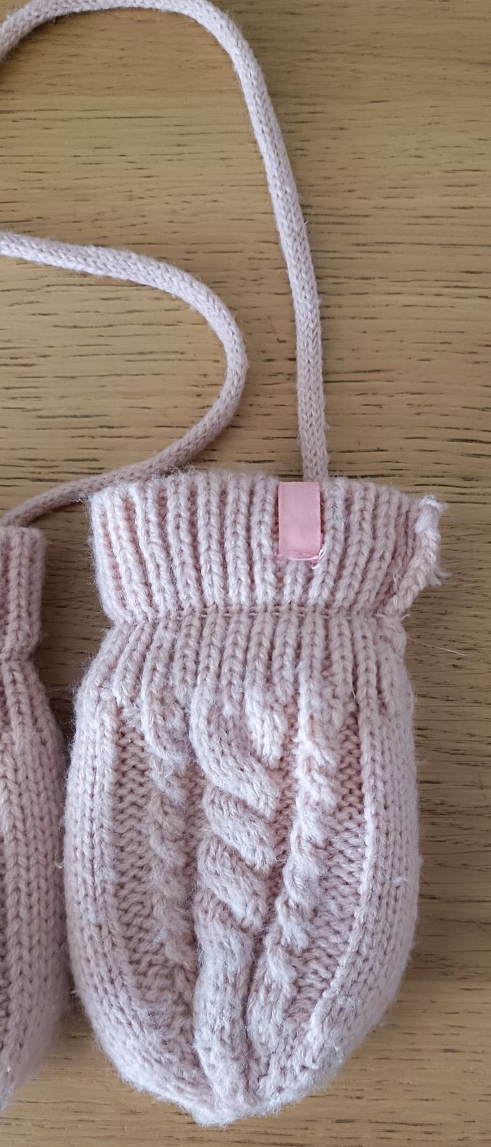 Gants moufles DPAM 6/12 mois en laine doublés polaire - photo numéro 5