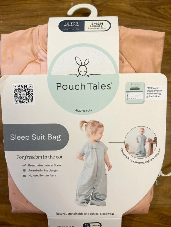 (New) sleep suit bag 3-12m 1.0 tog