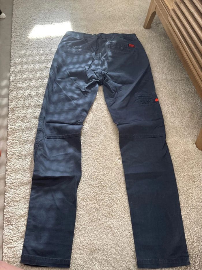 Chino bleu marine superdry taille 40 - photo numéro 11