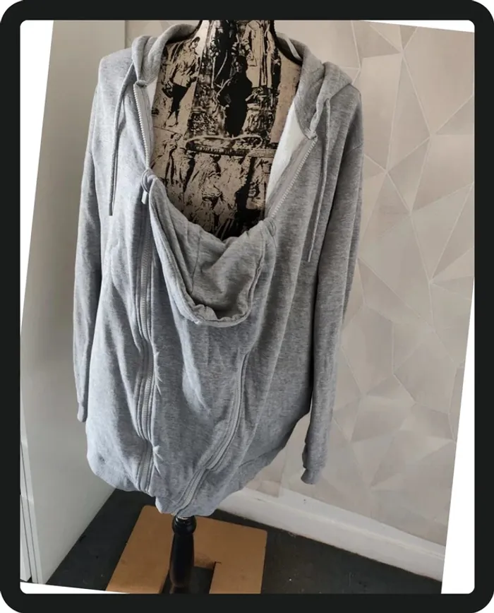 Veste à capuche pour porter bebe - photo numéro 2