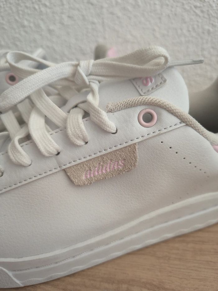 Sneakers baskets femme fille Adidas Court Silk 37 1/3 - photo numéro 2