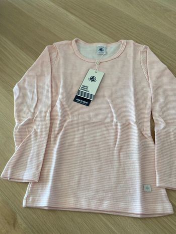 Milleraies manches longues laine et coton neuf petit bateau 6 ans