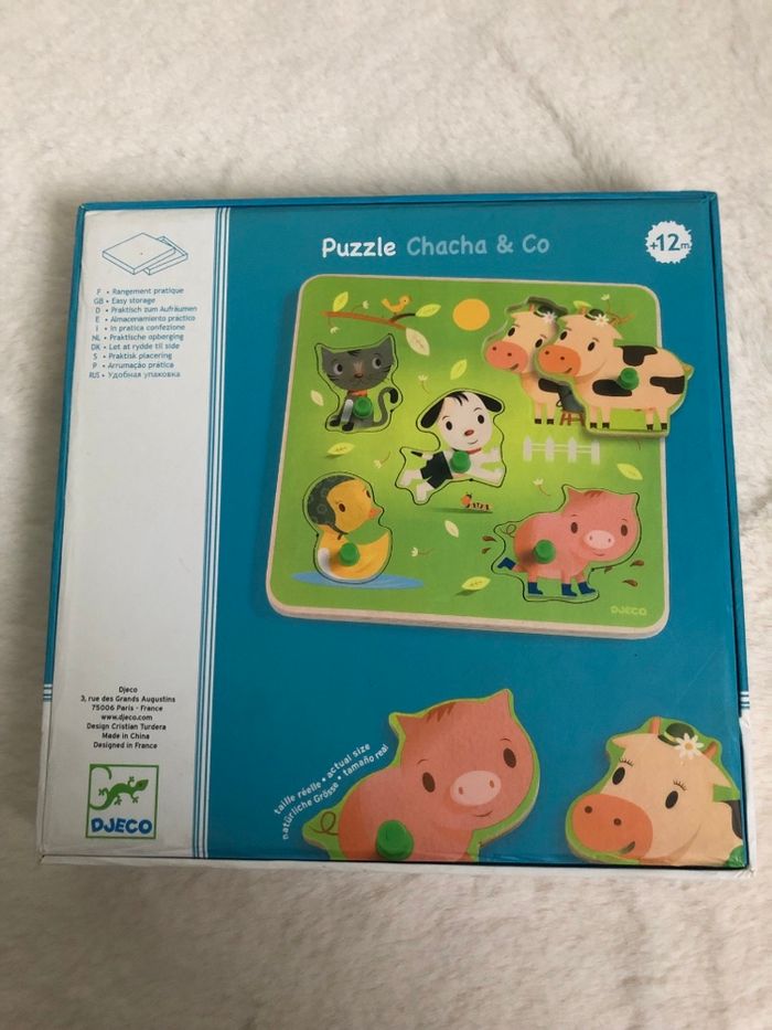 Puzzle bois « surprises » animaux ferme - Djeco - photo numéro 4