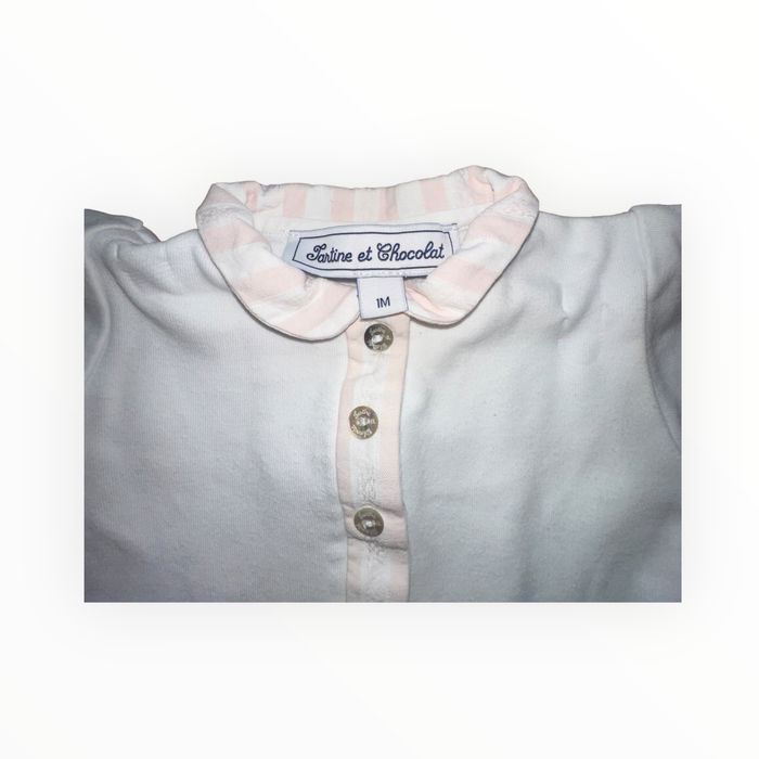 Pyjama garda rose Tartine et Chocolat 1 mois TBE (18€) - photo numéro 3