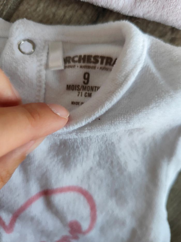 Magnifique Lot de 3 pyjamas velours 🤟 - photo numéro 4